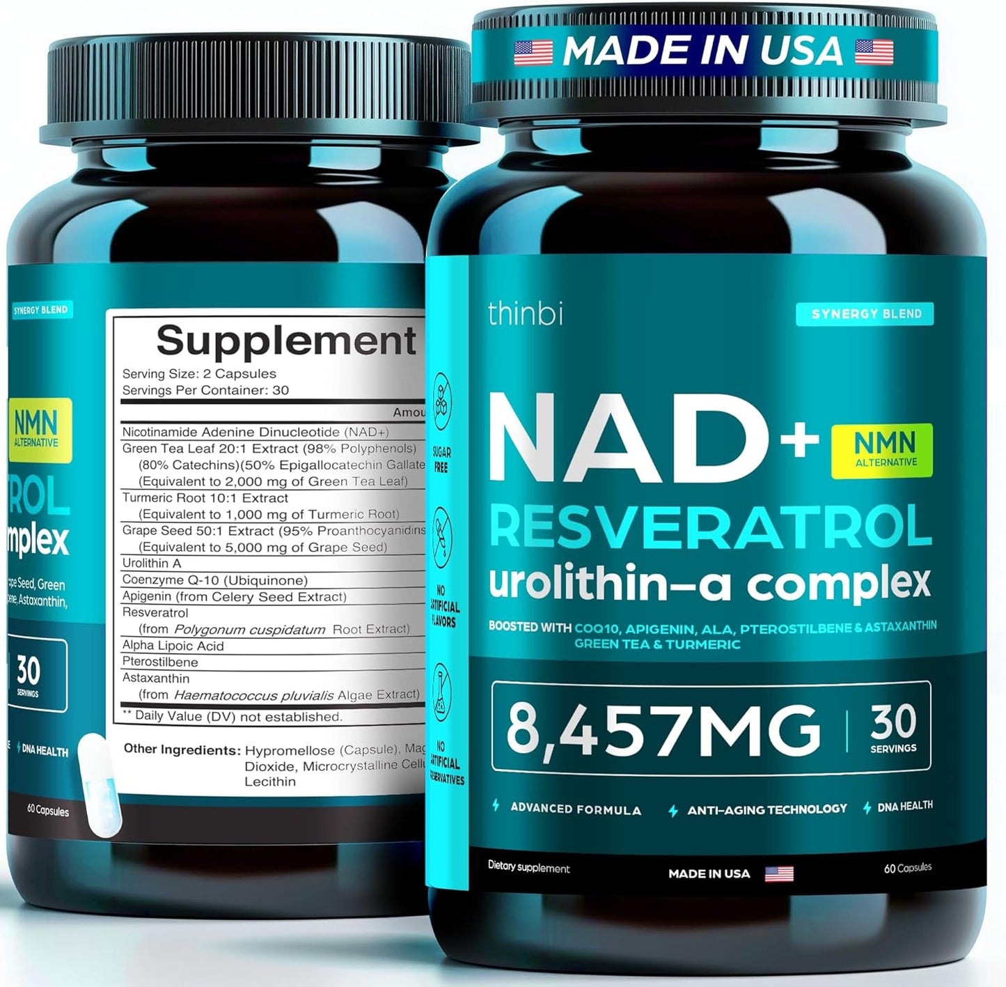 Capsules - 60ct - Anti Aging Support - NAD