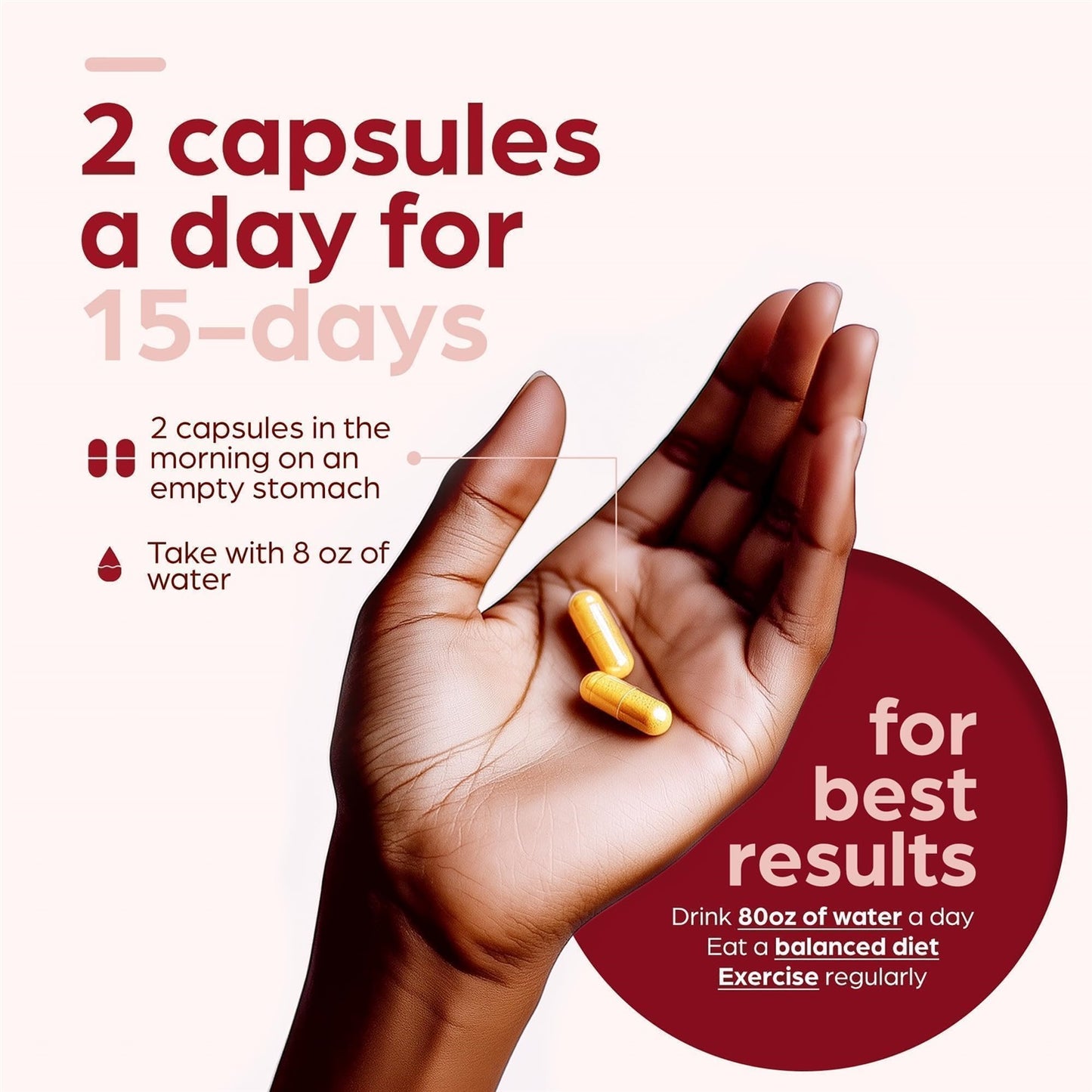 Capsules - 1500mg - Berberine - Thinbi - 15 Day Cleanse - 30ct - 2pack