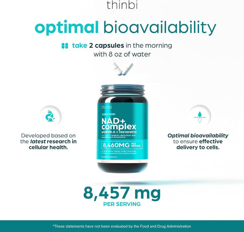 NAD+ complex with resveratrol & urolithin A
