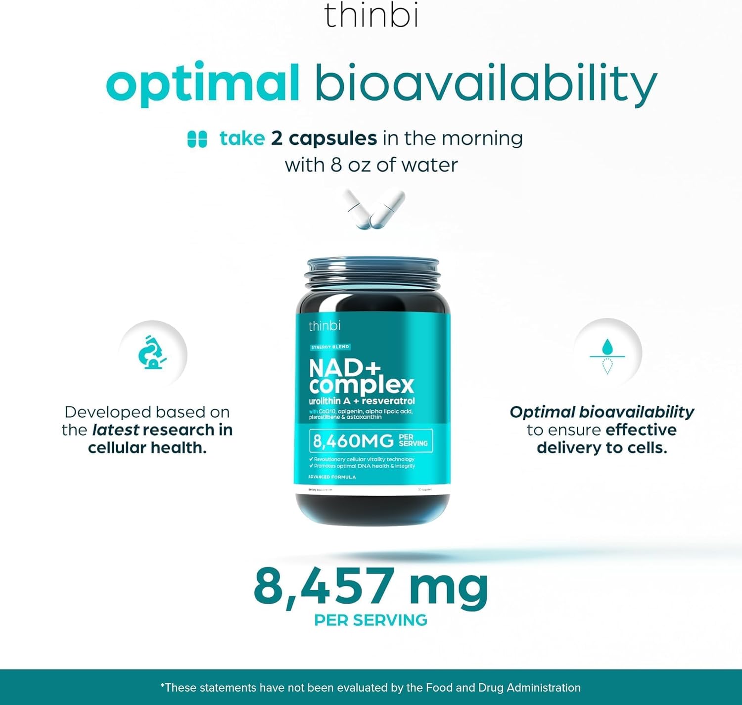 Capsules - 60ct - Anti Aging Support - NAD