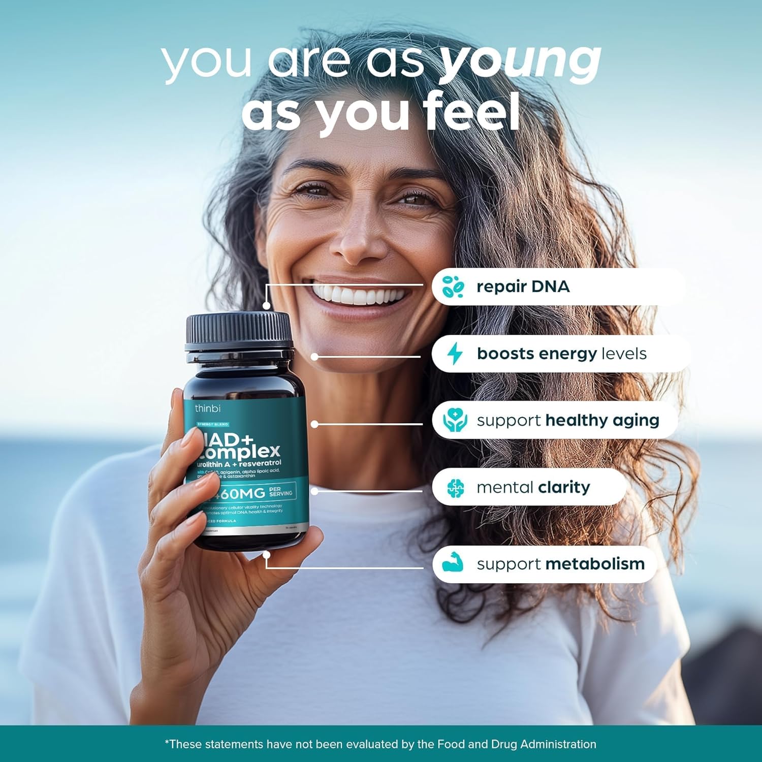 Capsules - 60ct - Anti Aging Support - NAD