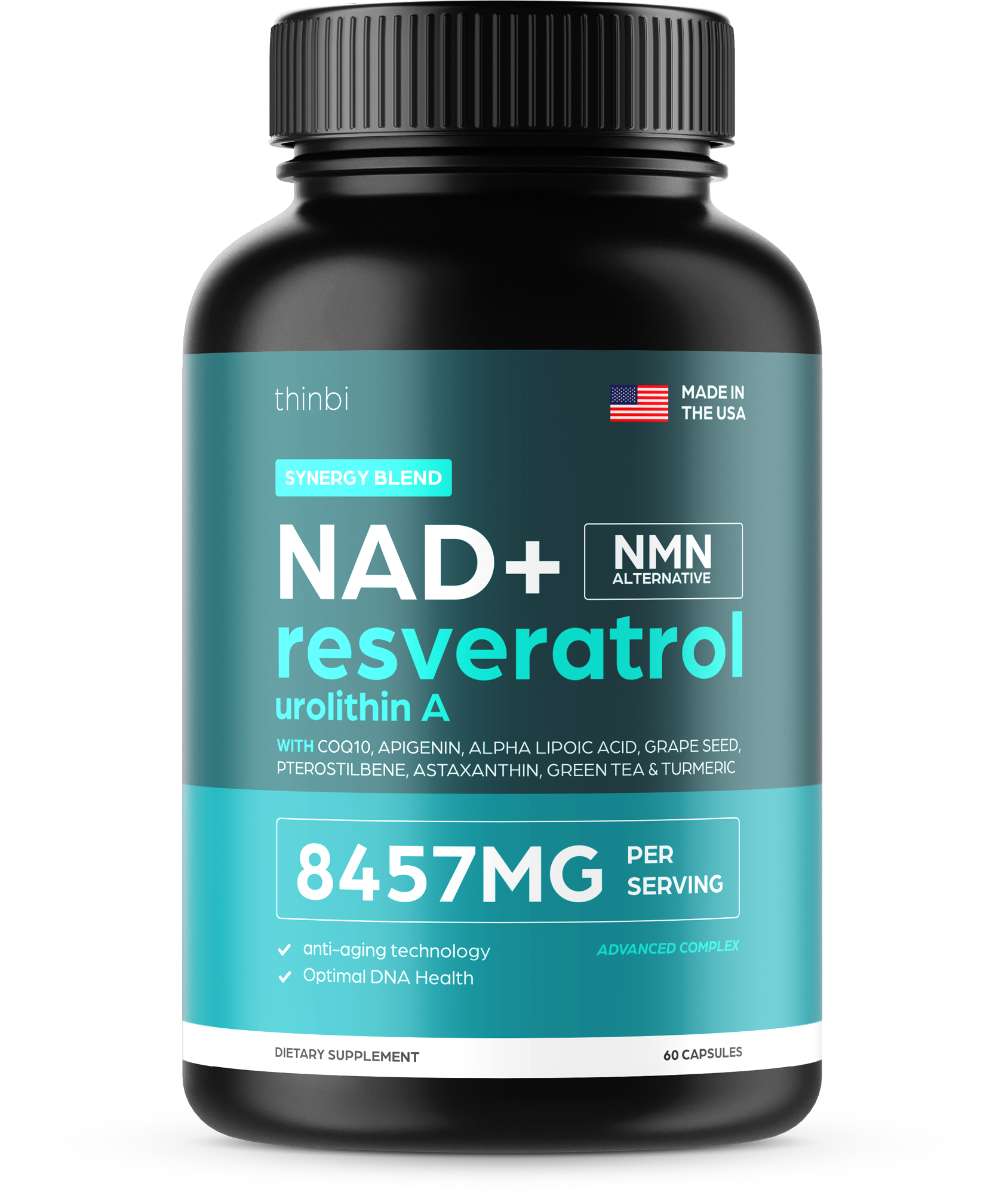 Capsules - 60ct - Anti Aging Support - NAD