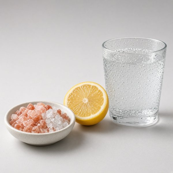 Mineral salts and water
